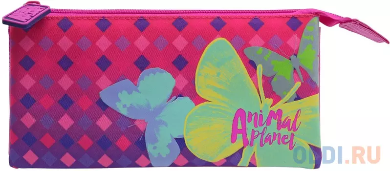 Пенал косметичка Action! Animal Planet. Бабочки AP-APC4216/1/17