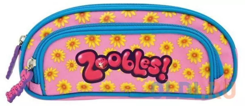 Пенал на два отделения Action! Zoobles ZB-APC4260/3 ZB-APC4260/3