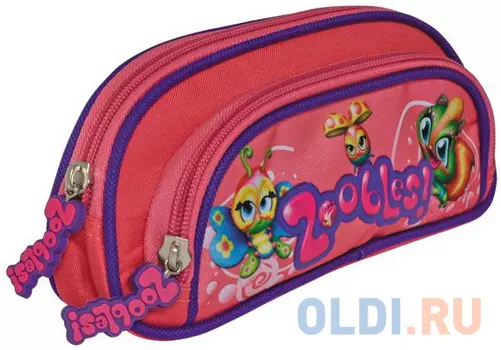 Пенал на два отделения Action! ZOOBLES ZB-APC4260/1 ZB-APC4260/1