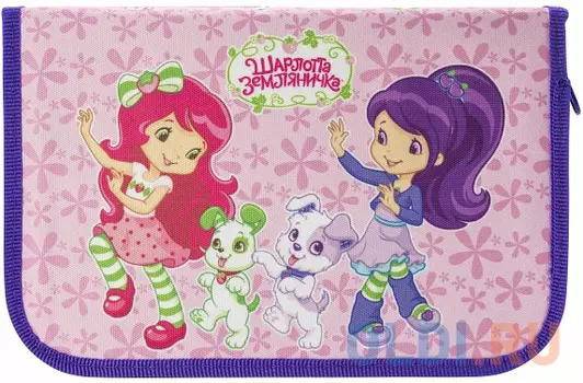 Пенал на одно отделение Action! Strawberry Shortcake SW-APC4201/4