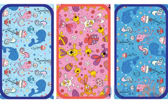 Пенал на трех молниях Action! A 190/100/3-3 ассорти