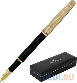 Перьевая ручка Flavio Ferrucci Sindaco Gold лакированый корпус, позолоченные детали FF-FP5032 FF-FP5032