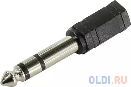 Переходник аудио 6.35мм M (штекер) -- 3.5мм F (гнездо) Telecom <TA1950