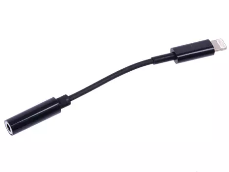 Переходник Cablexpert CCA-LM3.5F-01 Lightning/Jack3.5F, черный