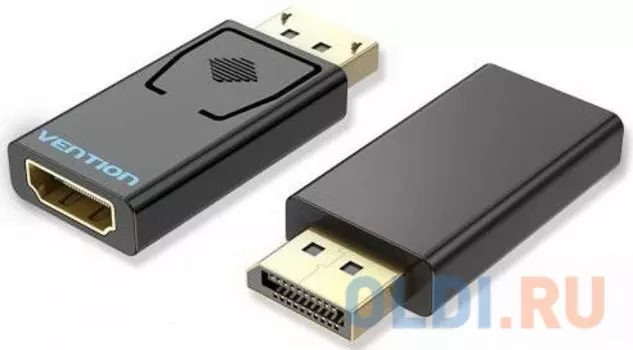 Переходник HDMI DisplayPort Vention HBKB0 черный