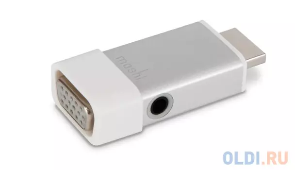 Переходник HDMI VGA Moshi 99MO023207 серебрянный