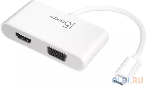 Переходник j5create USB-C на VGA &amp; HDMI
