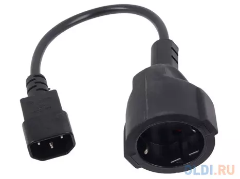 Кабель-переходник UPS-розетка VCOM (IE-320 C14 to Socket Type-F) 3Gx0,75mm VDE <CE002
