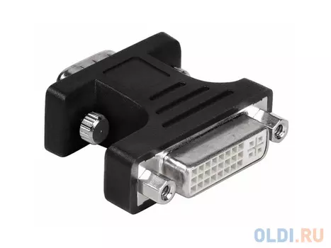 Переходник VGA DVI HAMA H-34624 черный