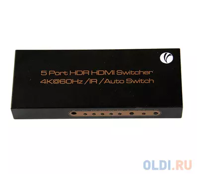 Переключатель HDMI 2.0 V 5=1, 4K/60Hz, VCOM <DD465