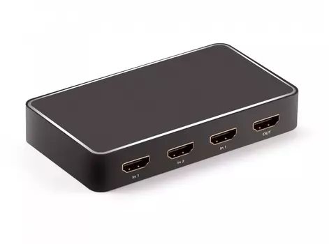 Переключатель HDMI Greenconnect GL-vA17, v2.0+USB Charge 3 к 1