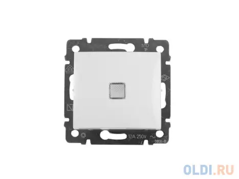 Переключатель Legrand Valena одноклавишный с подсветкой белый 774426