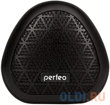 Perfeo Bluetooth-колонка "TRIANGLE" FM, MP3 microSD, AUX, TWS, мощность 6Вт, 800mAh, черная [PF_A4341]