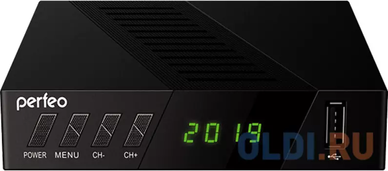 Perfeo DVB-T2/C приставка "STREAM-2" для цифр.TV, Wi-Fi, IPTV, HDMI, 2 USB, DolbyDigital, пульт ДУ