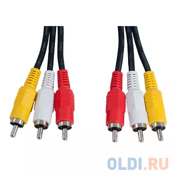 PERFEO Кабель 3xRCA вилка - 3xRCA вилка, длина 2 м. (R3101)