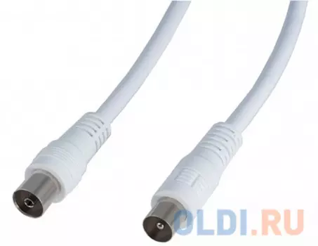 PERFEO Кабель ТВ вилка - ТВ розетка, длина 2 м. (T5002)