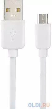 PERFEO Кабель USB2.0 A вилка - Micro USB вилка, белый, длина 2 м., бокс (U4011)