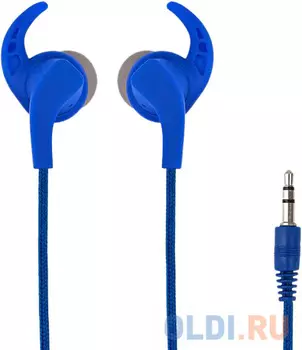 Perfeo наушники внутриканальные BULLS синие тканевый провод [PF_A4944 ]