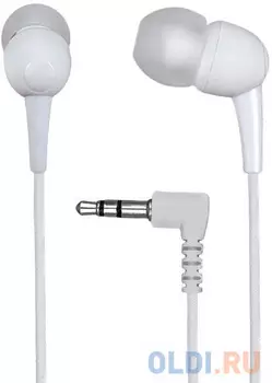 Perfeo наушники внутриканальные GRID белые силиконовый провод [PF_A4946 ]