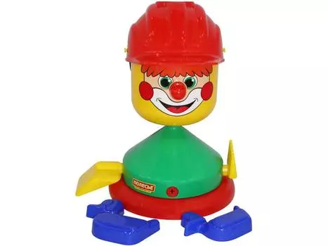 Песочный набор Полесье Строитель 8 предметов 48462 красный