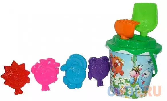 Песочный набор Полесье XVI Смешарики 8 предметов желтый 0085