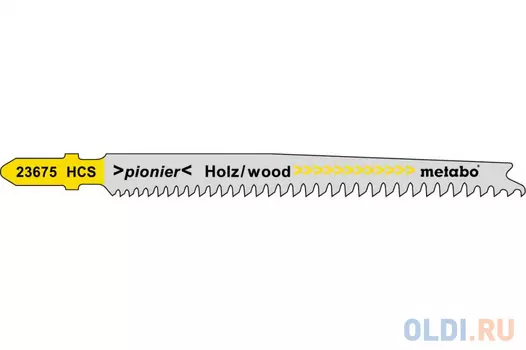 Пилка Metabo T234X 91мм прогр. HCS 5шт 623675000