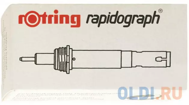 Пишущий элемент Rotring для рапидографа 0.18мм пластик S0219110