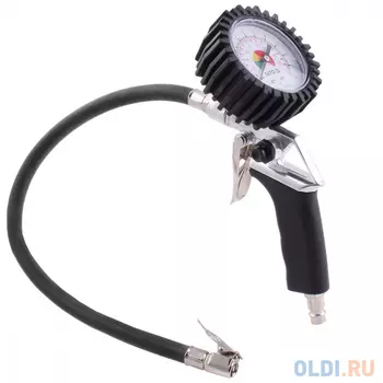Пистолет для накачки шин YATO YT-2370 с манометром 1/4 0.8mpa шланг 440мм.
