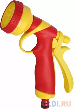 Пистолет-распылитель GRINDA "CLASSIC Quick-Connection System" пластиковый, 8-ми позиционный, покрытие TPR