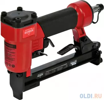 Пистолет скобозабивной Elitech 0704.030200 красный/черный