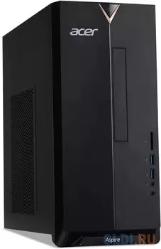ПК Acer Aspire TC-391 MT Ryzen 3 4300G (3.8) 8Gb 1Tb 7.2k SSD256Gb GTX1650 4Gb CR noOS GbitEth 250W черный
