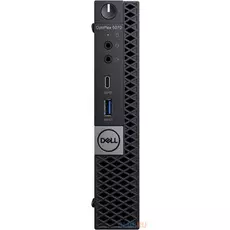 ПК Dell Optiplex 5070 Micro i7 9700T (2)/8Gb/SSD256Gb/UHDG 630/Windows 10 Professional 64/GbitEth/WiFi/BT/90W/клавиатура/мышь/черный