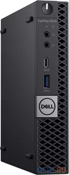 ПК Dell Optiplex 5070 Micro i7 9700T (2)/8Gb/1Tb 7.2k/SSD256Gb/UHDG 630/Windows 10 Professional 64/GbitEth/WiFi/BT/90W/клавиатура/мышь/черный