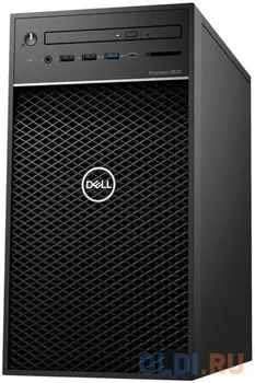 ПК Dell Precision 3630 MT i7 8700 (3.2)/8Gb/SSD256Gb/P1000 4Gb/DVDRW/Windows 10 Professional 64/GbitEth/460W/клавиатура/мышь/черный