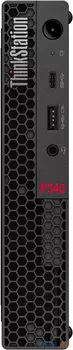 ПК Lenovo ThinkStation P340 tiny i7 10700 (2.9)/16Gb/SSD512Gb/UHDG 630/Windows 10 Professional 64/GbitEth/WiFi/BT/135W/клавиатура/мышь/черный