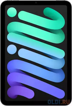 Планшет Apple iPad mini 2021 A2567 A15 Bionic 6С ROM64Gb 8.3" IPS 2266x1488 iOS серый космос 12Mpix 12Mpix BT WiFi Touch 10hr