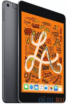 Планшет Apple iPad mini Wi-Fi+Cellulari256GB 7.9" цвета серый космос 2019 MUXC2RU/A A12 (2.49) / 256Gb / 7.9'' Retina / Wi-Fi / BT / 3G / LTE /7+8mpx