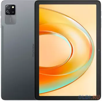 Планшет Blackview Tab60 Pro T606 (1.6) 8C RAM8Gb ROM128Gb 10.1" IPS 800x1280 4G 2Sim Android 14 серый 8Mpix 5Mpix BT WiFi microSD 1Tb 7700mAh 450