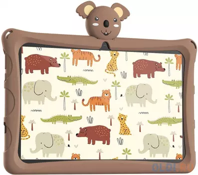 Планшет Digma Kids A10 SC9863A (1.6) 8C RAM2Gb ROM32Gb 10.1" IPS 1280x800 4G 1Sim Android 11.0 Go коричневый 2Mpix 0.3Mpix BT WiFi microSD 128Gb