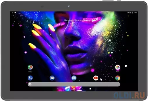 Планшет Digma Optima 10 X702 4G 10.1", 3ГБ, 32GB, 3G, 4G, Android 10.0 черный [ts1228pl] [ts1228pl]