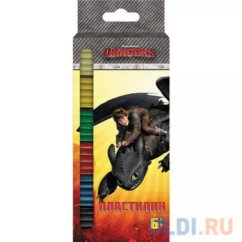 Пластилин Action! DRAGONS 6 цветов