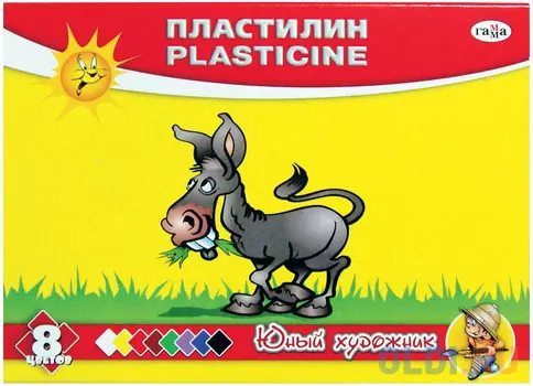 Пластилин Гамма ЮНЫЙ ХУДОЖНИК NEW 8 цветов 280043