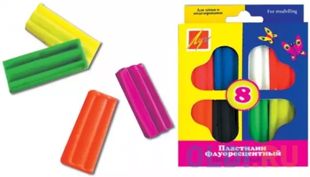 Пластилин Луч 12С765-08 8 цветов