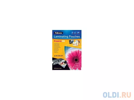 Пленка для ламинирования Fellowes FS-54018 А4 250мкм 100шт глянцевая
