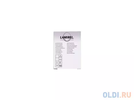 Пленка для ламинирования Lamirel 75x105мм, 125мкм, 100 шт. (LA-78663)