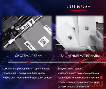 пленка защитная lamel AntiCRASH защитный материал TPU универсальный 6,5'', прозрачный