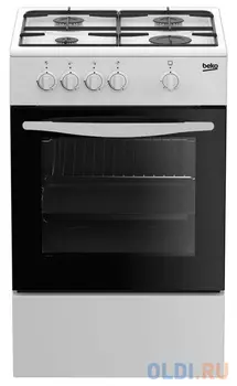 Плита Газовая Beko FFSG42012W белый реш.эмаль