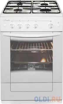 Плита Газовая Лысьва ГП 400 МС-2у белый (стеклянная крышка) реш.чугун