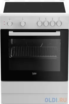 Плита Электрическая Beko FFSS67000W белый/черный стеклокерамика