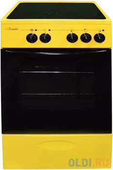 Плита Электрическая Лысьва EF3001MK00 желтый стеклокерамика (без крышки)